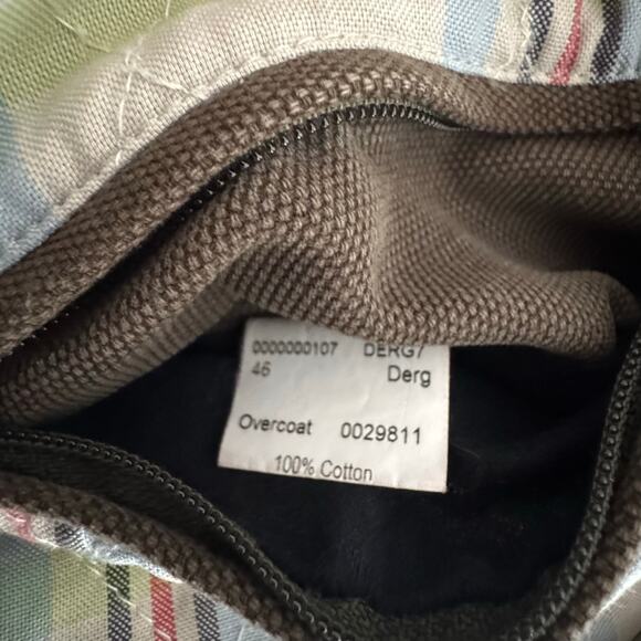 Magee Overcoat Brown Mens 46 Canvas 100% Cotton Lined Ireland - Picture 7 of 11